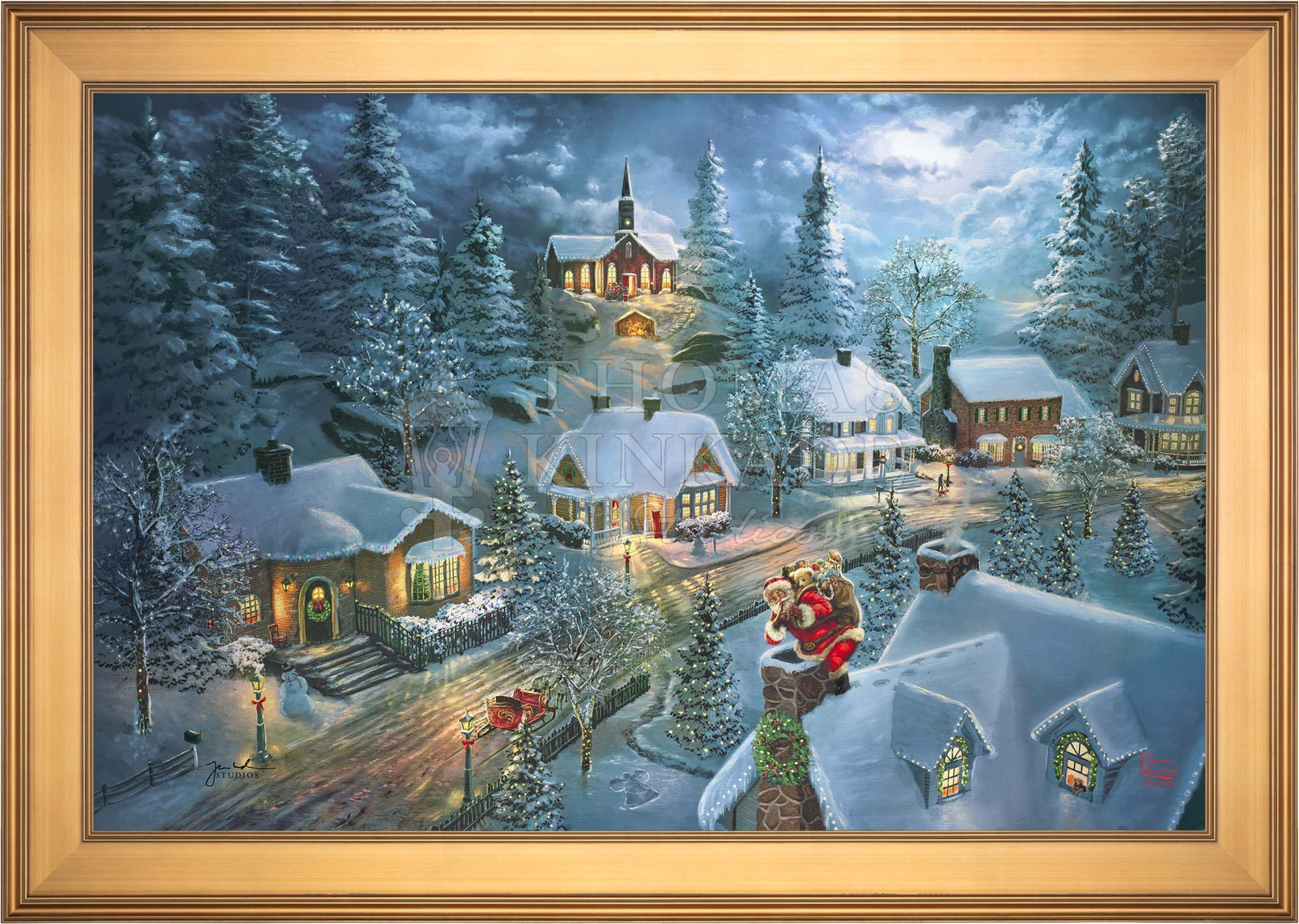 Night before Christmas framed buy Picture, Limited Edition