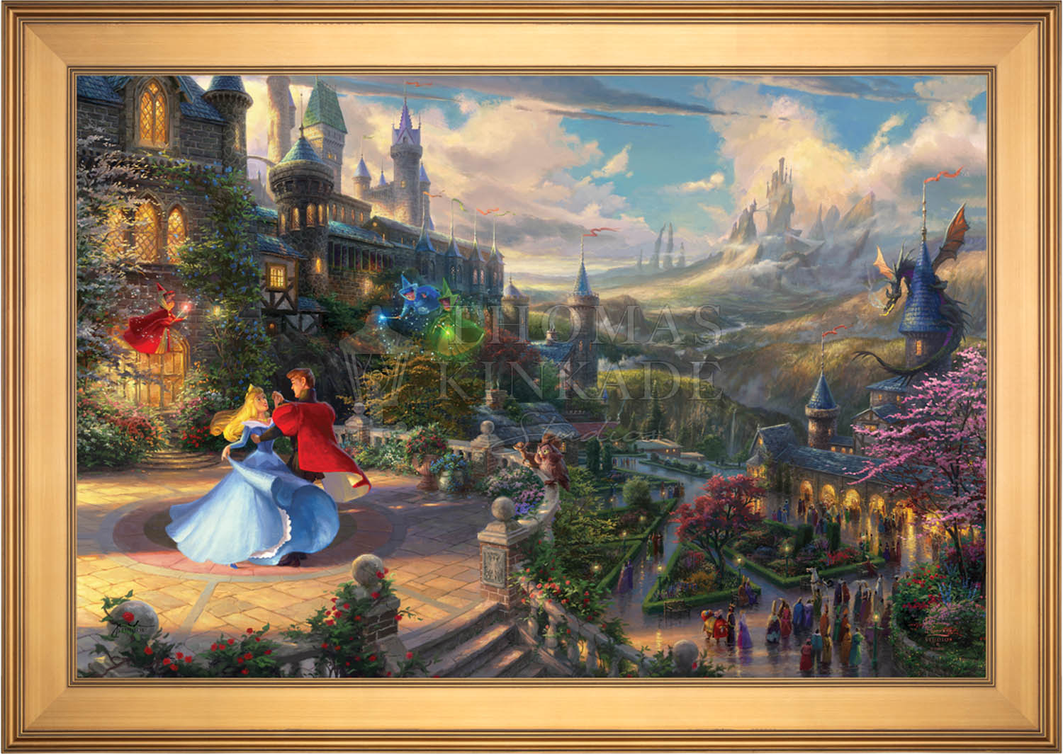 Thomas Kinkade Disney shops Sleeping Beauty 14