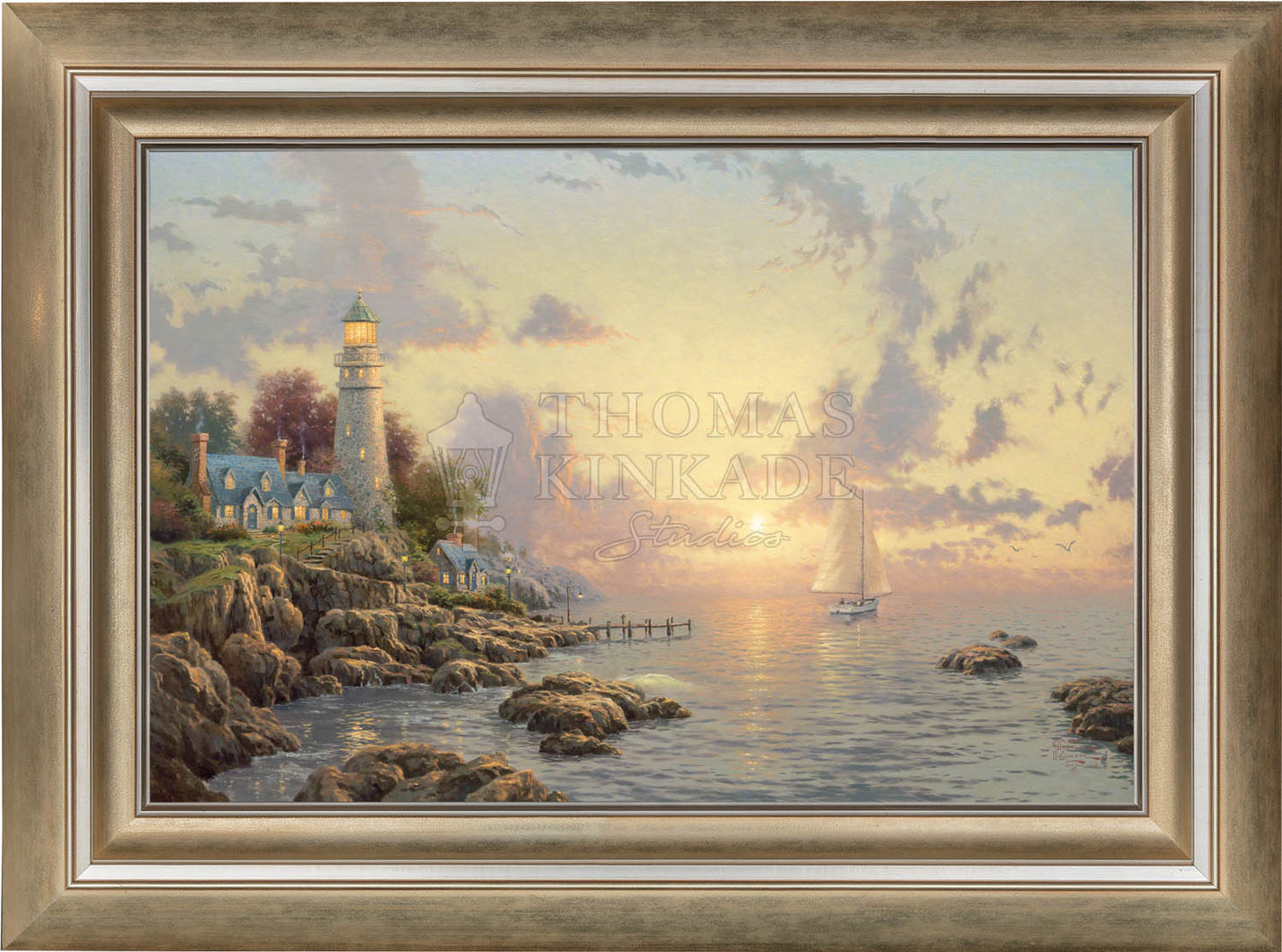 The Sea of Tranquility | Limited Edition Canvas Art – Thomas Kinkade ...