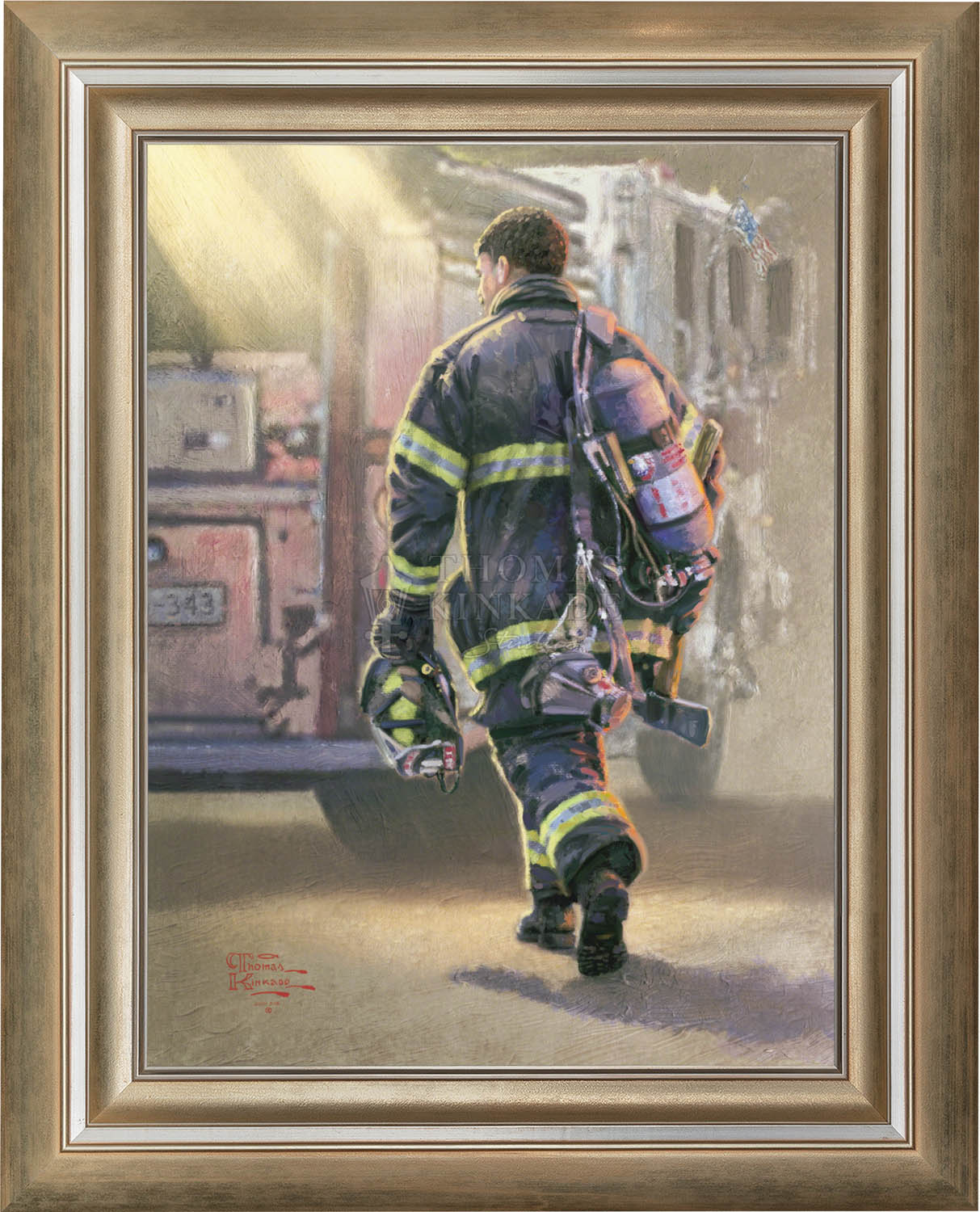 Selfless Service - Honouring Brave Firefighters | Limited Edition Canvas –  Thomas Kinkade Studios