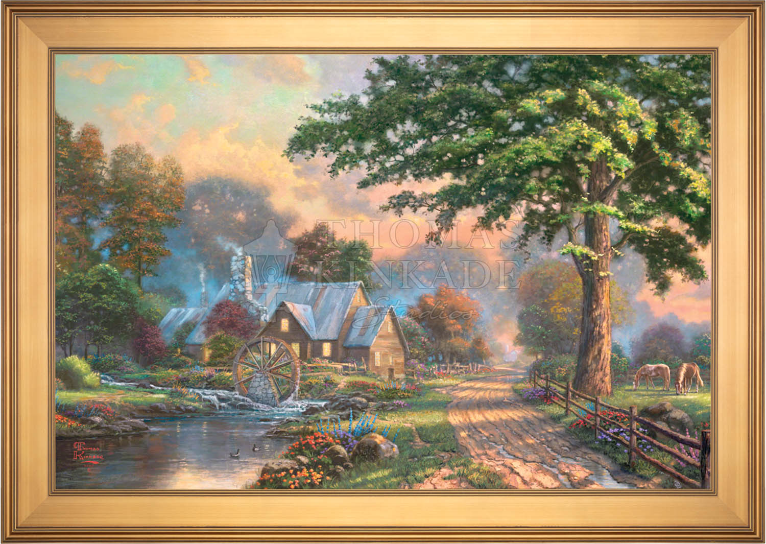 12 Pc top Thomas Kinkade Simpler Times 6