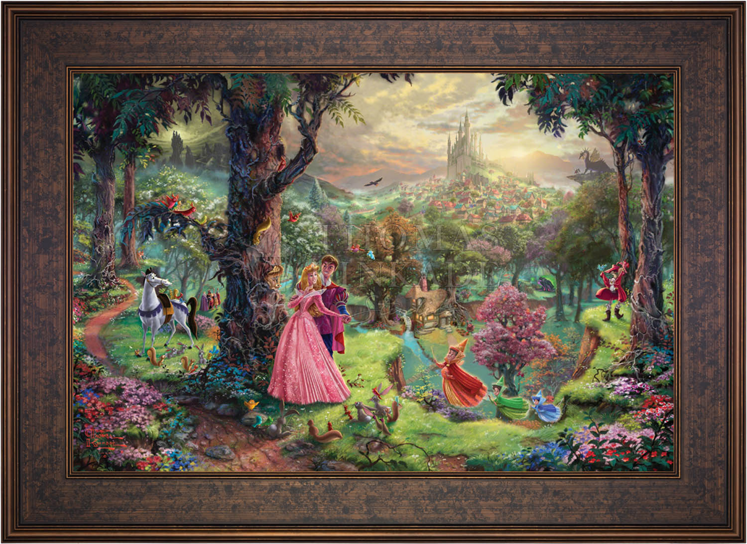 Thomas Kinkade Disney - Sleeping Beauty