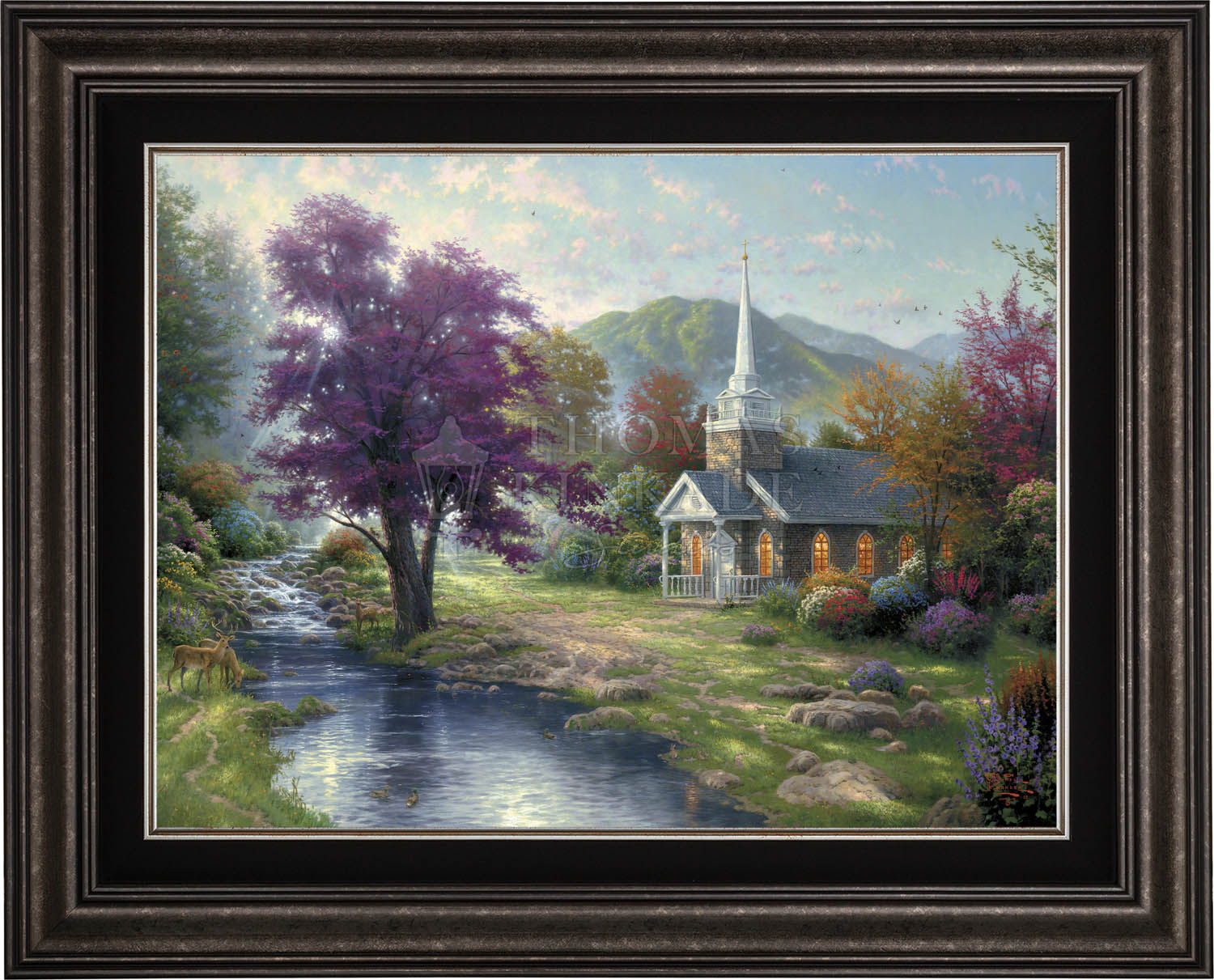 Streams of Living Water | Limited Edition Canvas Art – Thomas Kinkade ...