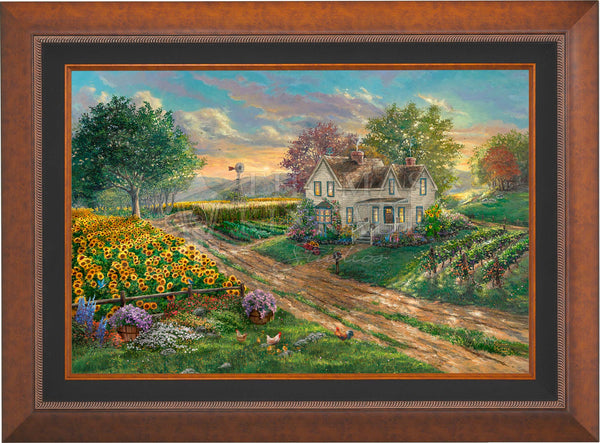 Sunflower Fields - Limited Edition Canvas – Thomas Kinkade Studios