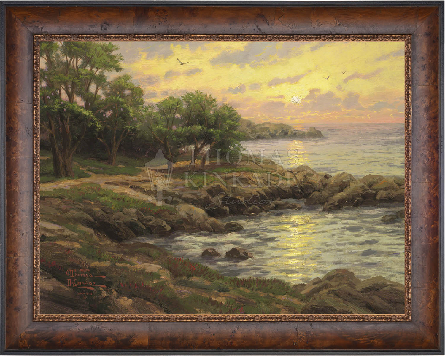 Sunset On Monterey Bay Limited Edition Canvas Artwork Thomas sunset-on-monterey-bay-limited-edition-canvas-artwork-thomas
