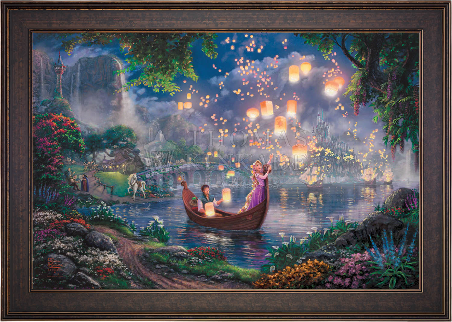 Tangled Thomas Kinkade canvas on sale