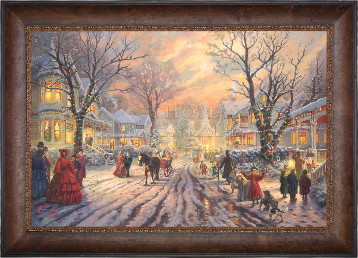 A Victorian Christmas Carol - Limited Edition Canvas – Thomas Kinkade ...