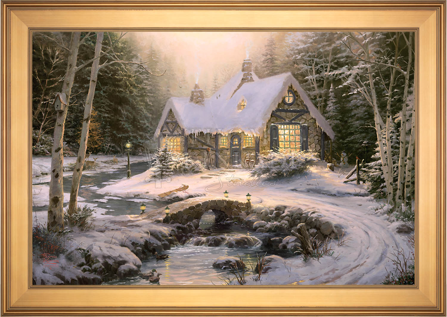 Thomas fashion kinkade painting