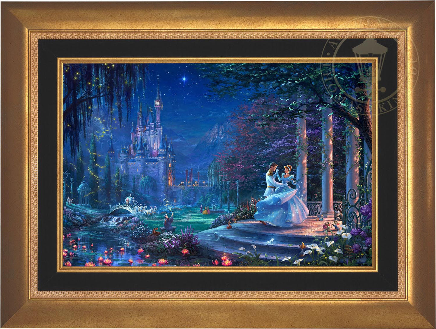 Thomas Kinkade Disney Dreams - Cinderella Dancing in the Starlight - 2