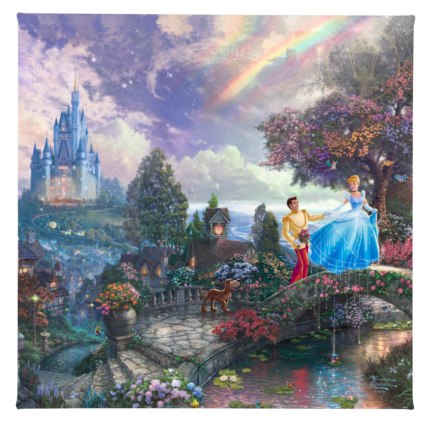 Disney Cinderella Wishes Upon A Dream 14 X 14 Gallery Wrapped disney-cinderella-wishes-upon-a-dream-14-x-14-gallery-wrapped
