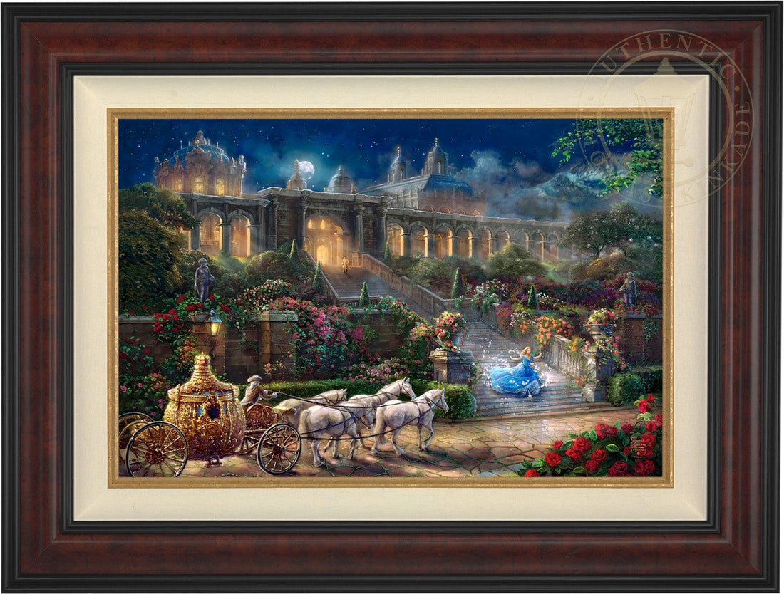 Disney Clock Strikes Midnight Limited Edition Canvas Thomas Kinkade
