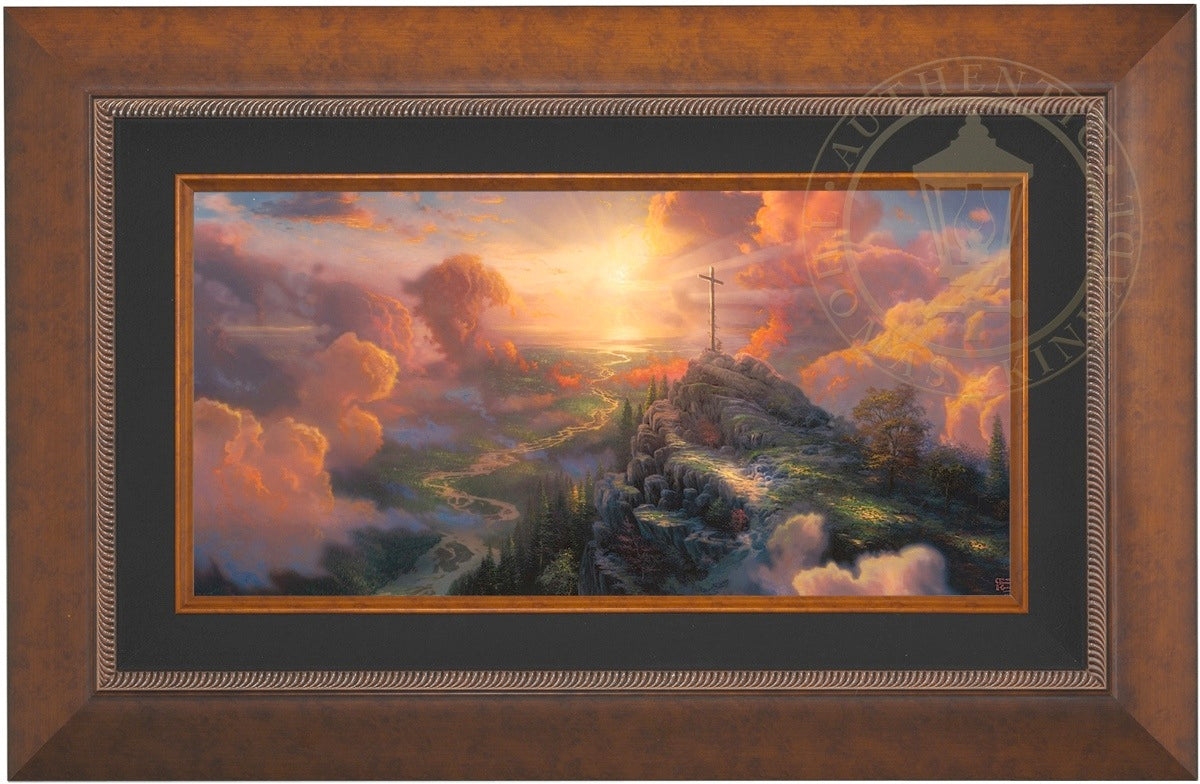 The Cross Limited Edition Canvas Thomas Kinkade Studios   Cross 12x24 Aurcop 