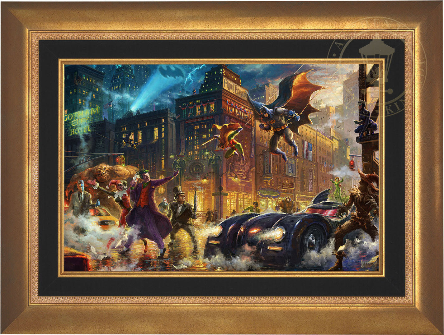 The Dark Knight™ Saves Gotham City™ - Limited Edition Canvas - Thomas ...