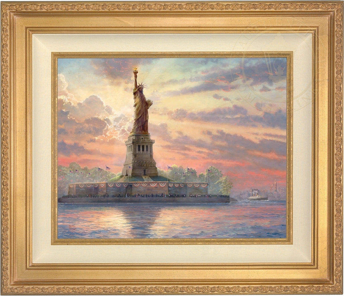 Painting Liberty store framed 13 x 16