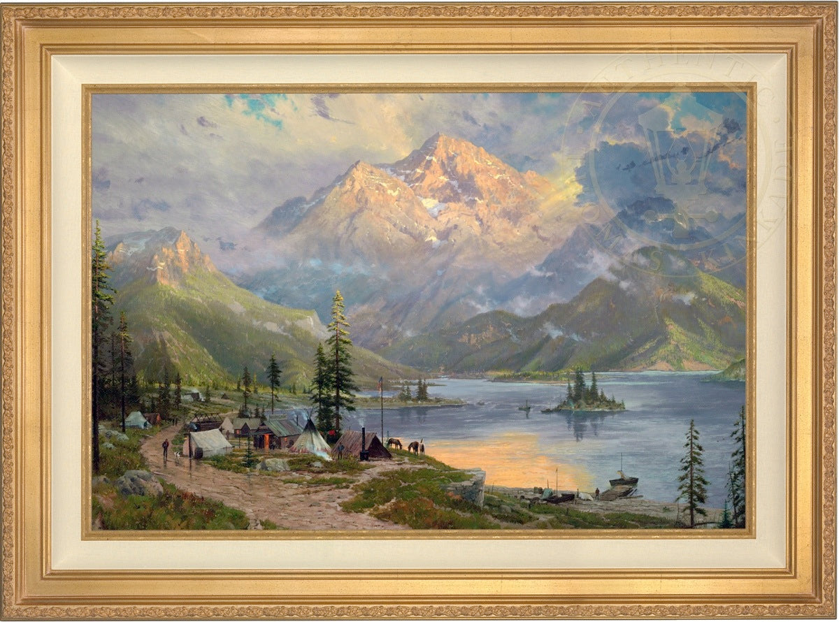 Large Professional Framed Thomas Kinkade Print sale