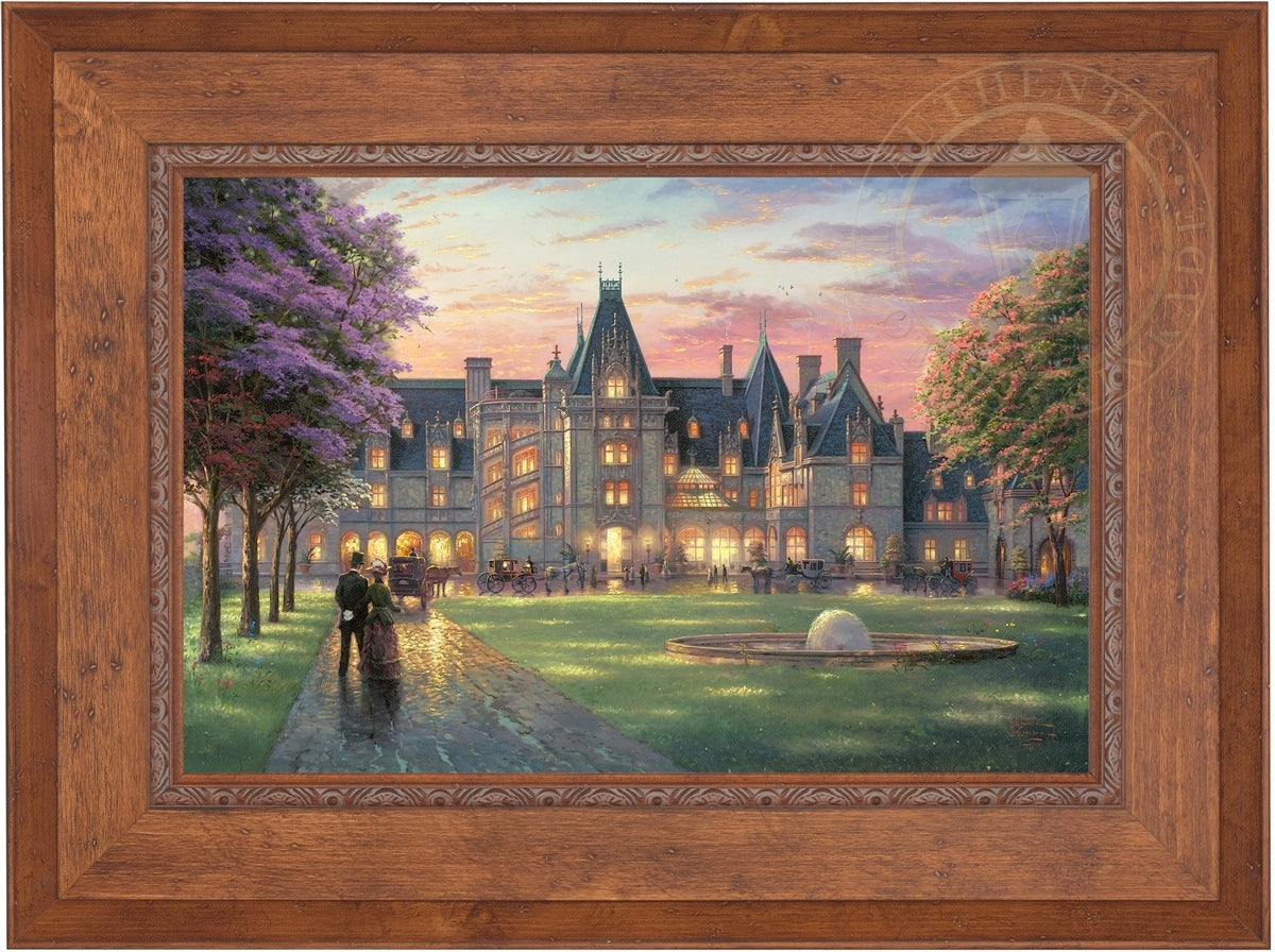 Elegant Evening At Biltmore Limited Edition Canvas Thomas Kinkade   Eleeve 18x27 Rusand4 