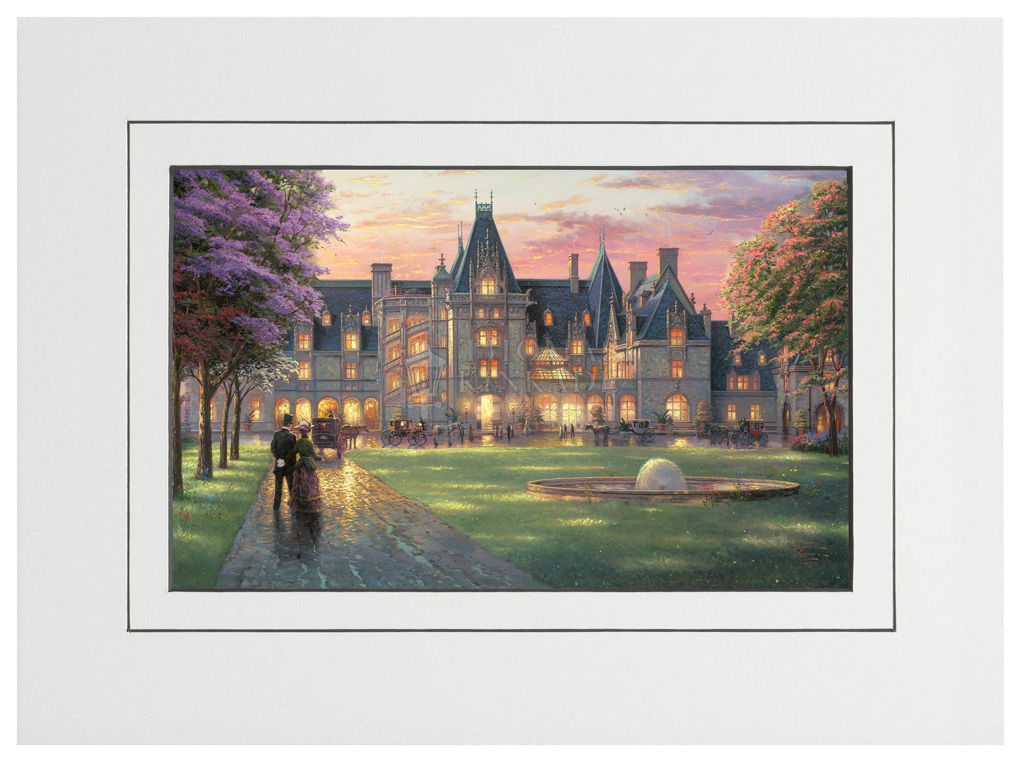 Matted frame print-Thomas orders Kincade