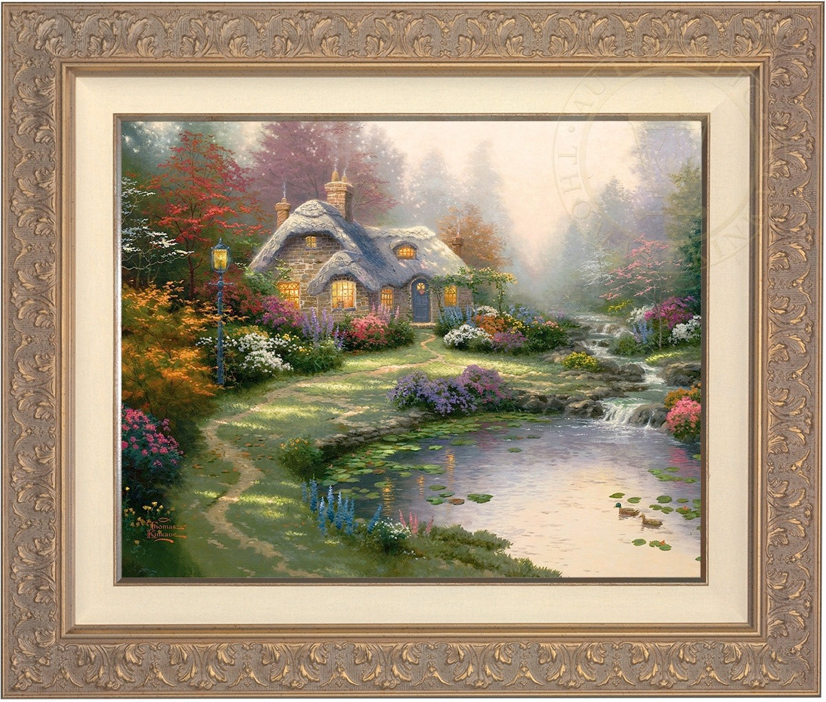 Everett's Cottage - Limited Edition Canvas – Thomas Kinkade Studios