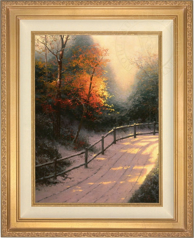 First Snow - Limited Edition Canvas – Thomas Kinkade Studios