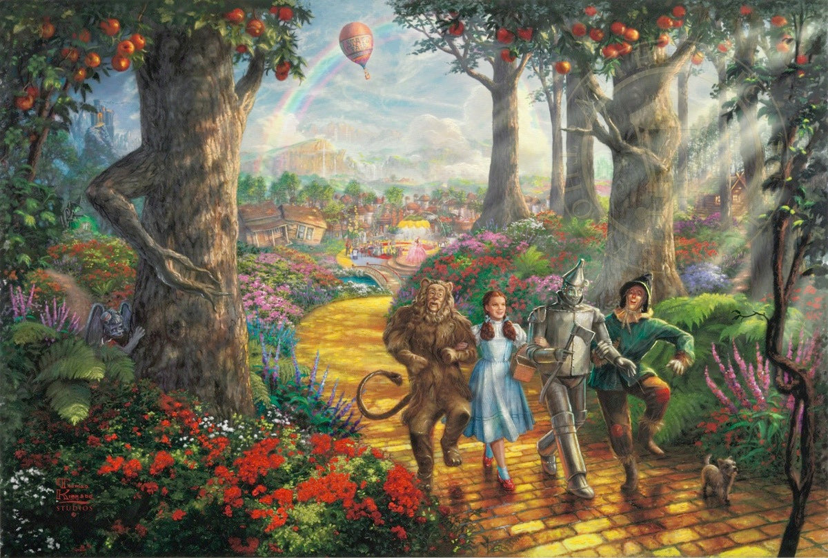 *Thomas Kinkade ‘Wizard offers of Oz’ Canvas*