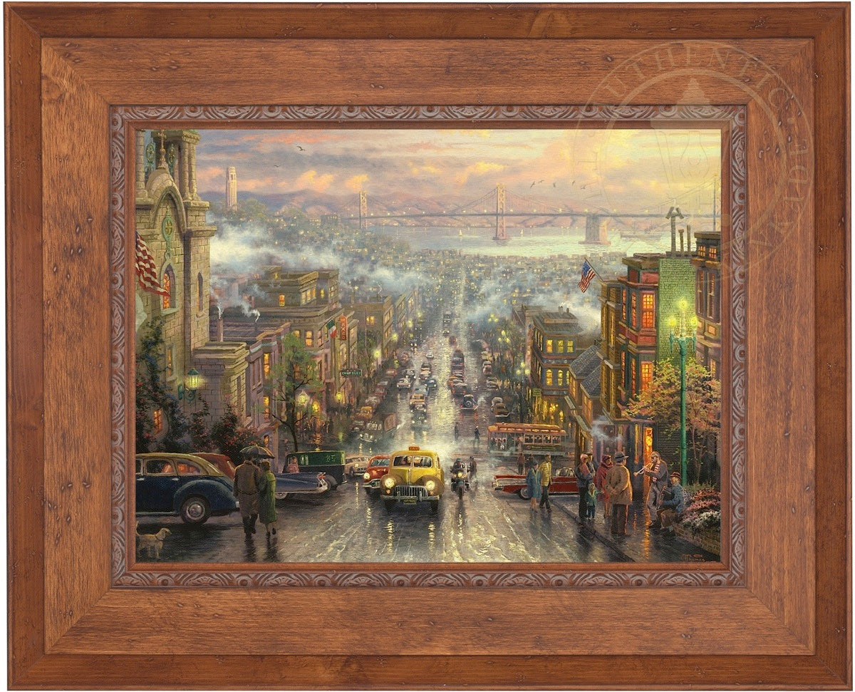 Heart Of San Francisco, The - Limited Edition Canvas – Thomas Kinkade ...