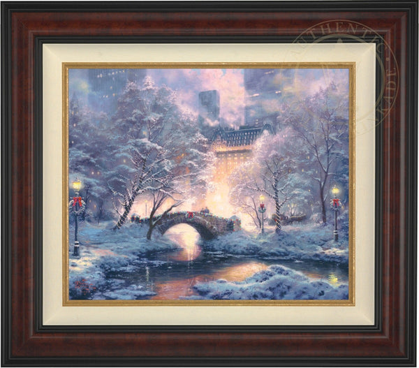 Snow Central Park NYC-Pen King-A3599-Home Decor Holiday Artwork Texture Painting Dining Wall deals Art