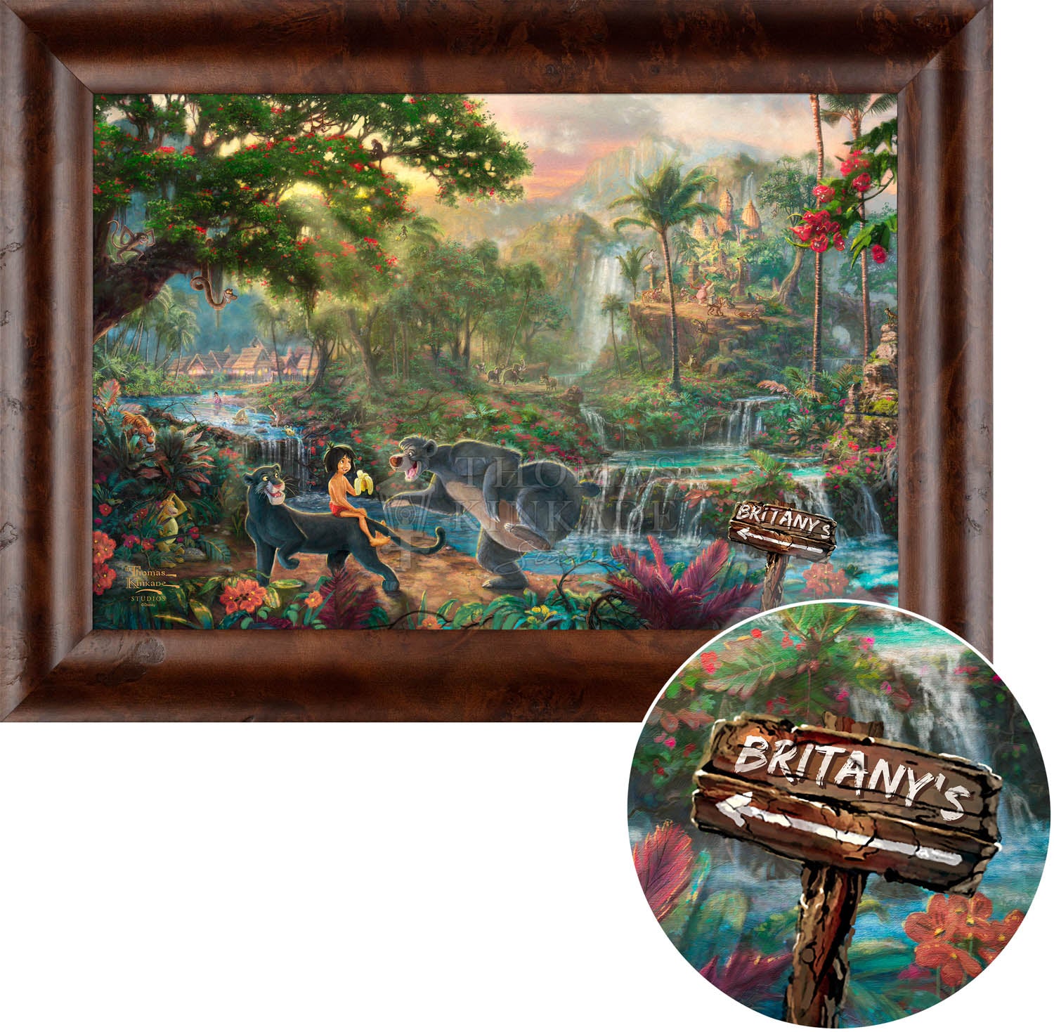 Disney The Jungle Book - Personalized Canvas | Thomas Kinkade Studios® Online Store