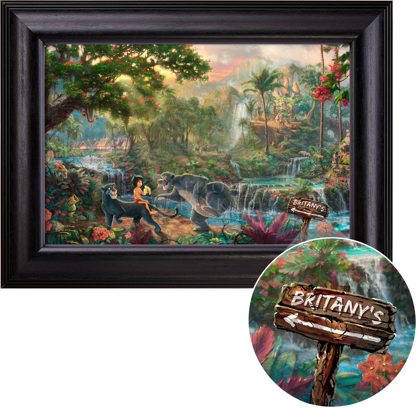 Disney The Jungle Book - Personalized Canvas | Thomas Kinkade Studios® Online Store