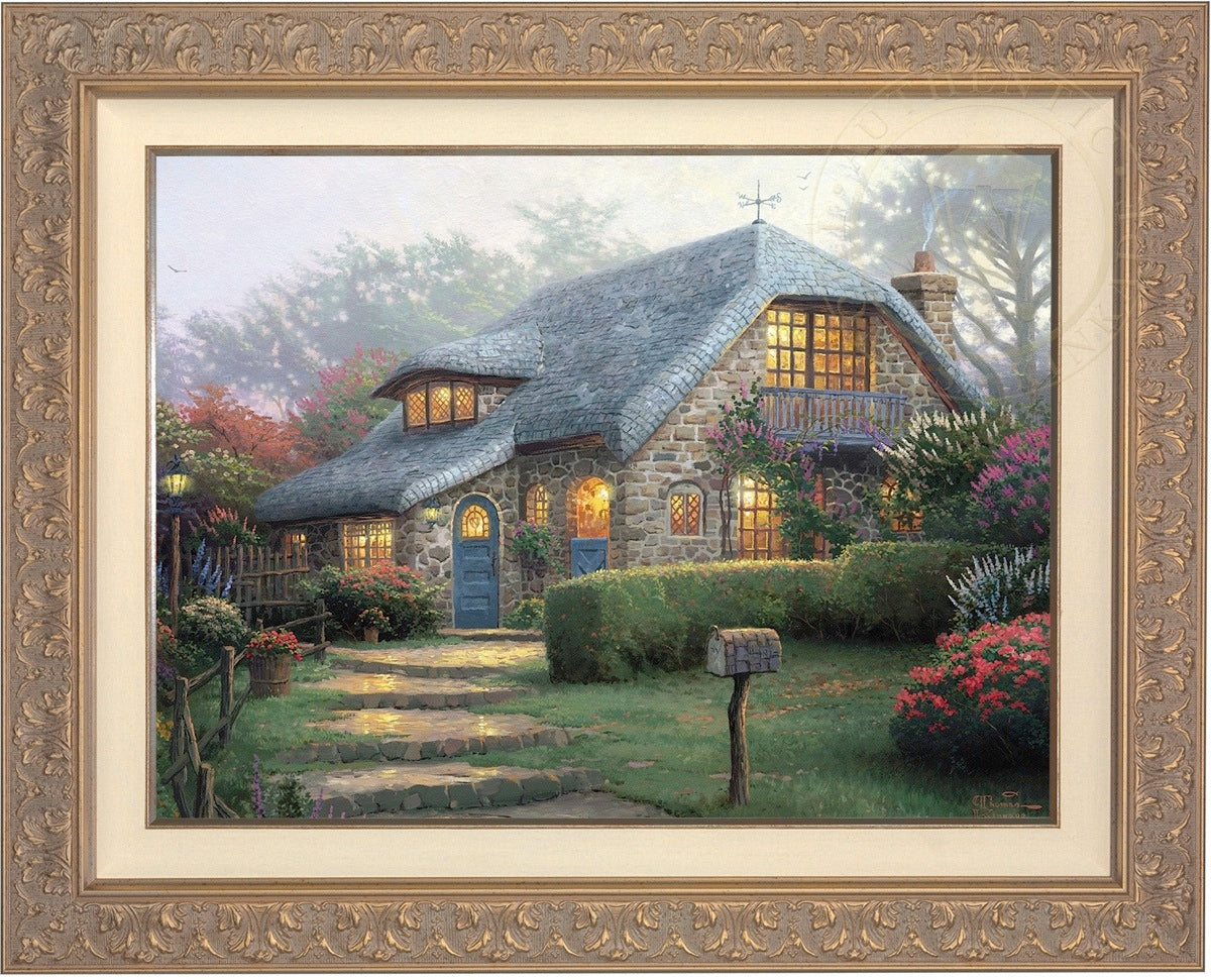 Lilac Cottage Limited Edition Canvas Thomas Kinkade Studios Lilac cottage limited edition canvas thomas kinkade studios