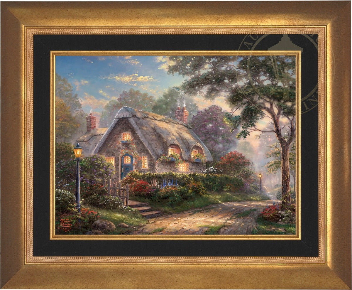 Lovelight Cottage - Limited Edition Canvas – Thomas Kinkade Studios