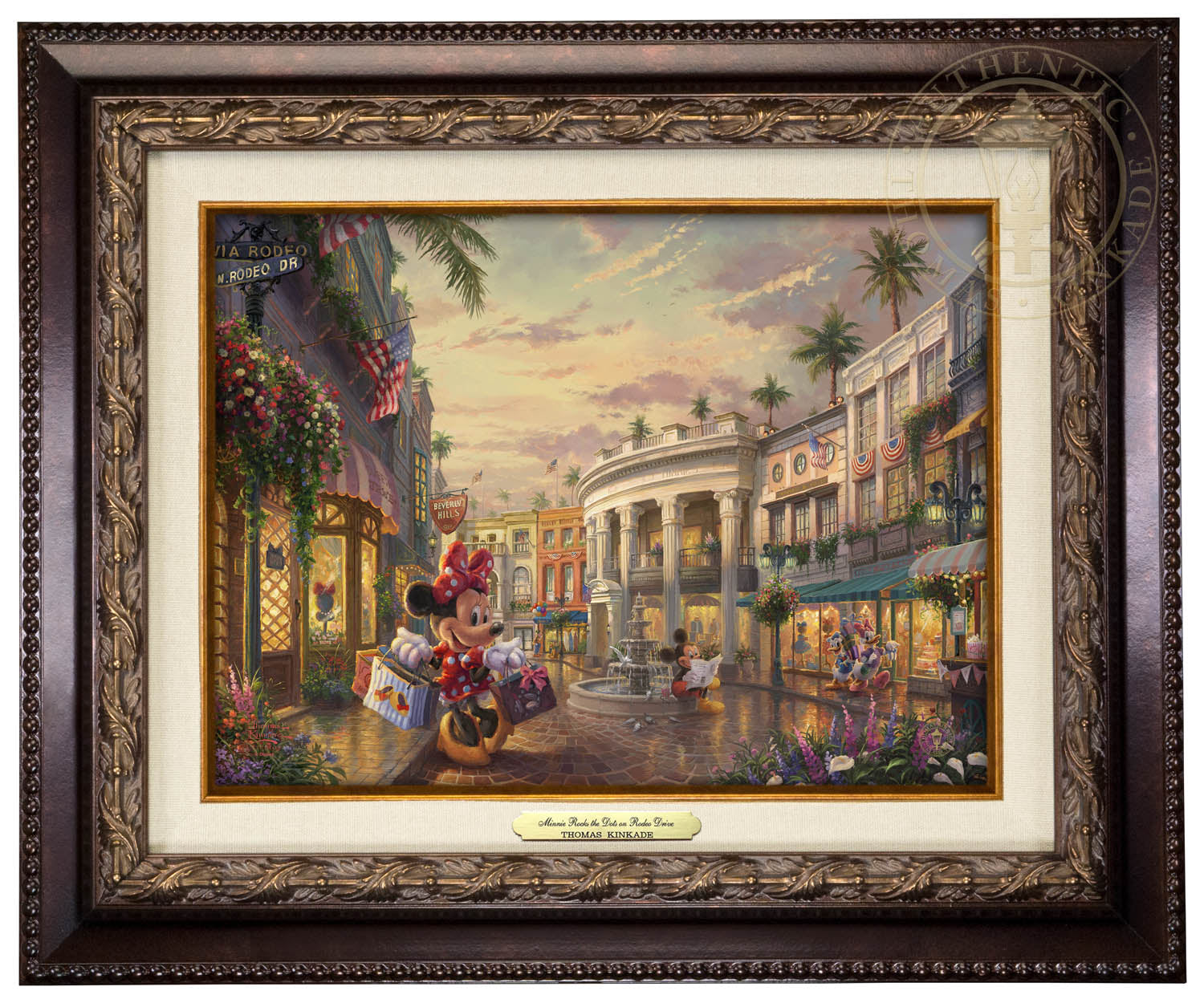 Disney Minnie Rocks the Dots on Rodeo Drive - Canvas Classics