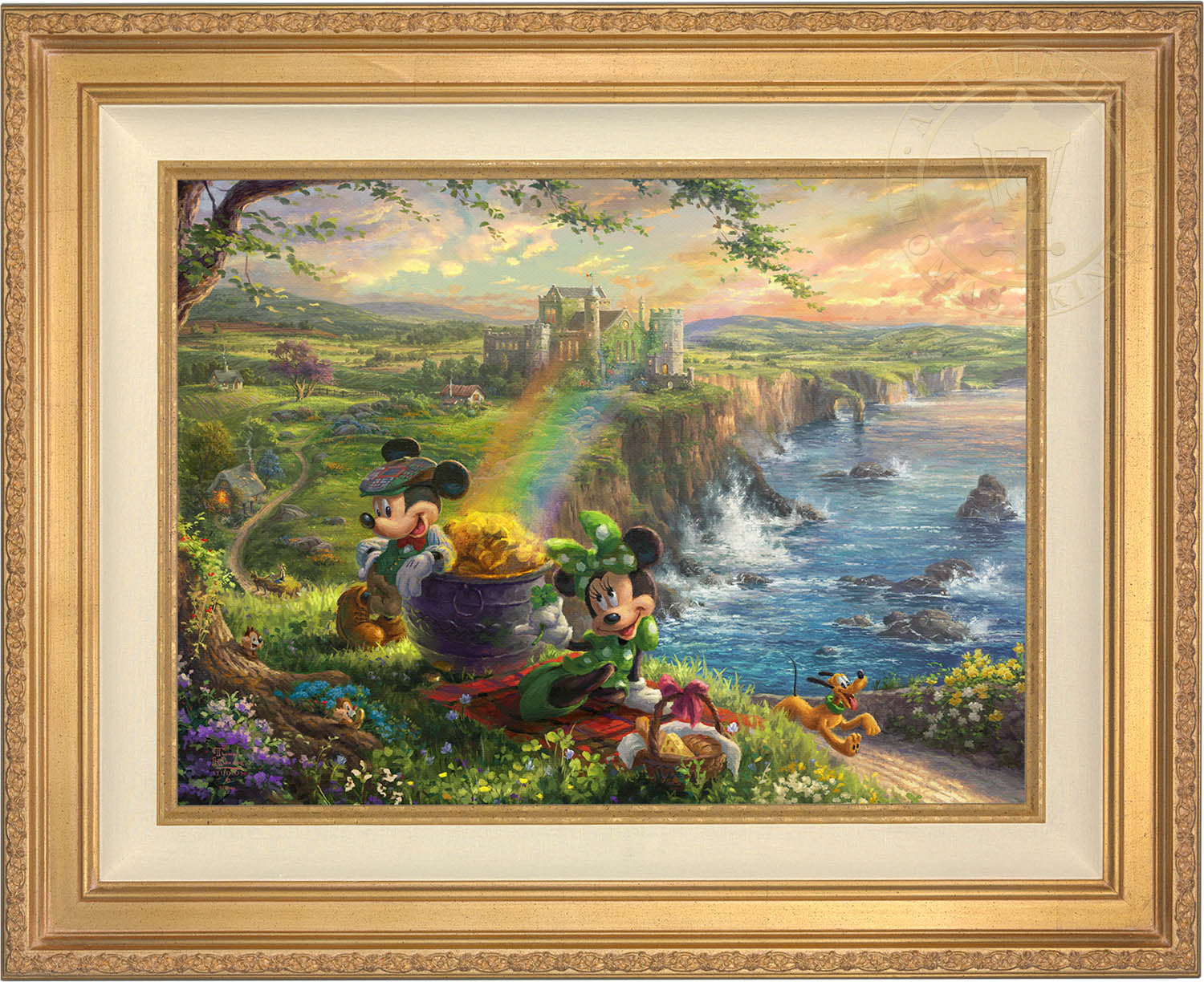 Disney Mickey and Minnie in Ireland - Limited Edition Canvas