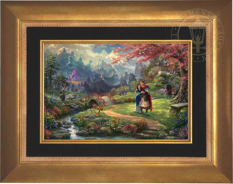 Disney Mulan Blossoms of Love - Limited Edition Canvas – Thomas Kinkade ...