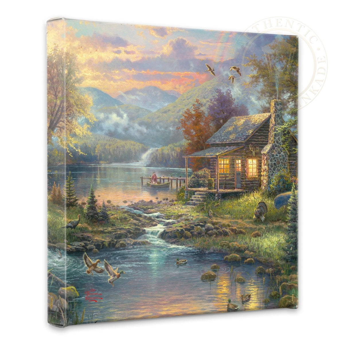 Mountain Paradise - Limited Edition Canvas – Thomas Kinkade Studios