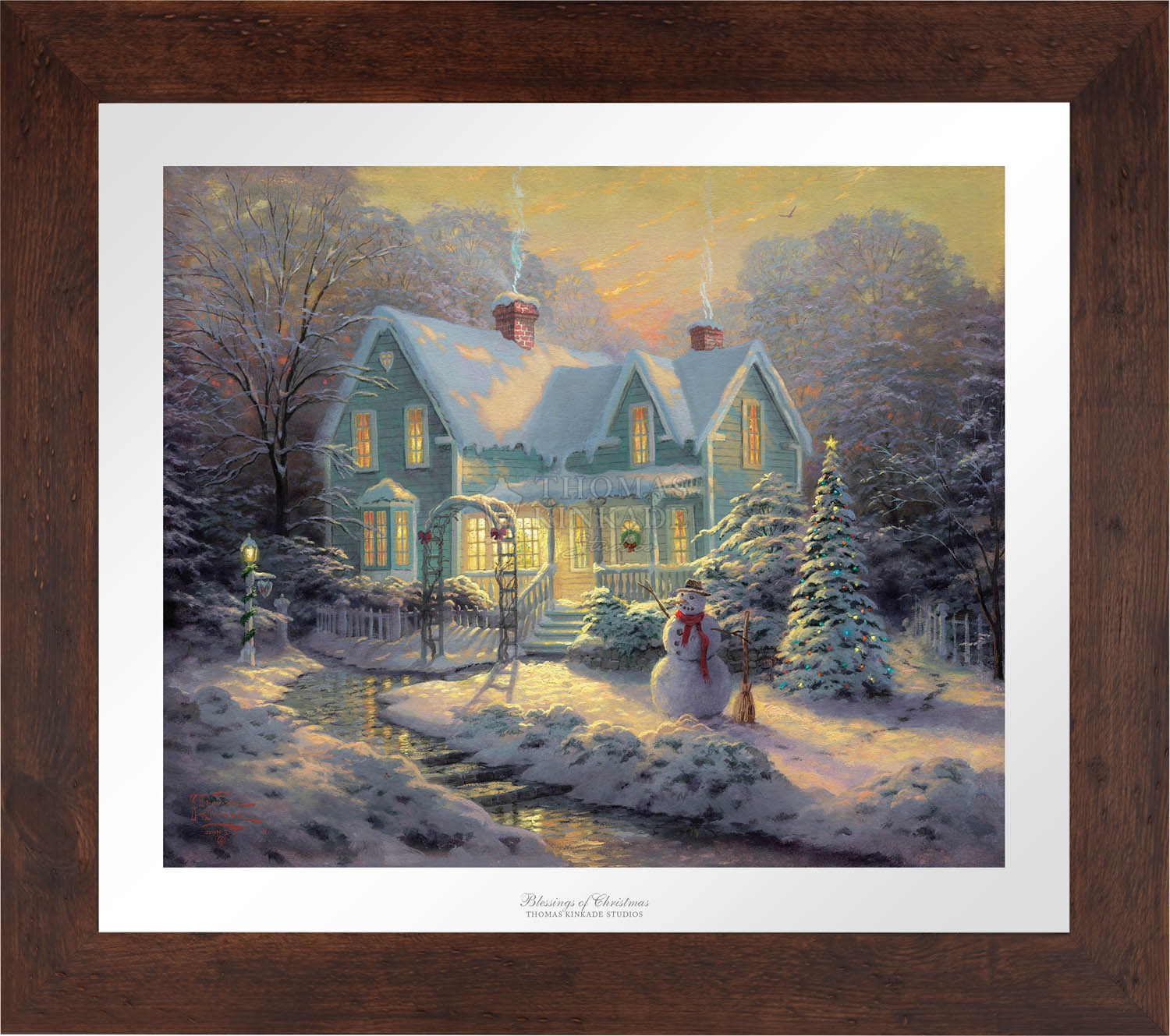 Blessings Of Christmas - Limited Edition Paper – Thomas Kinkade Studios