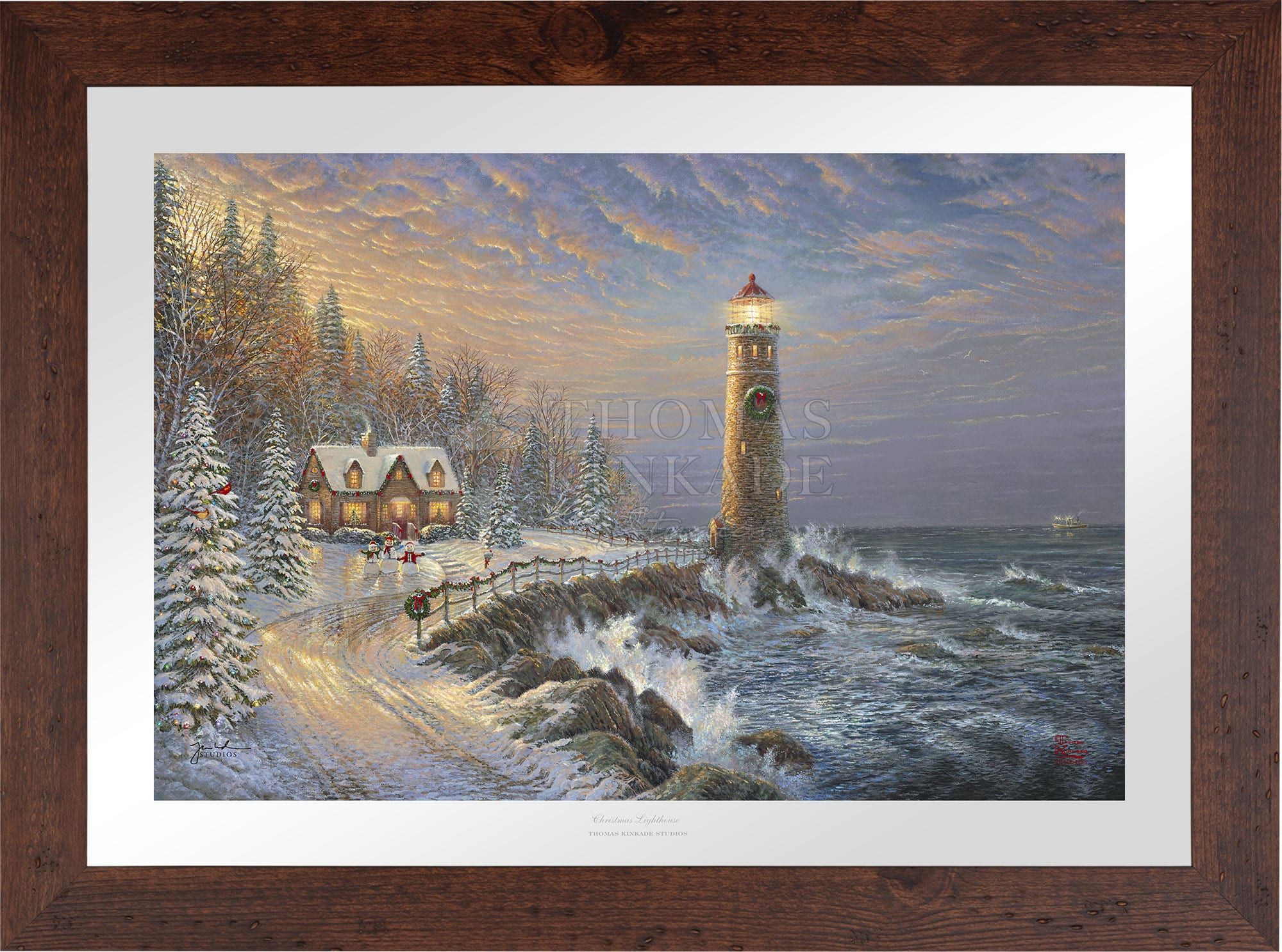 Christmas Lighthouse - Limited Edition Paper