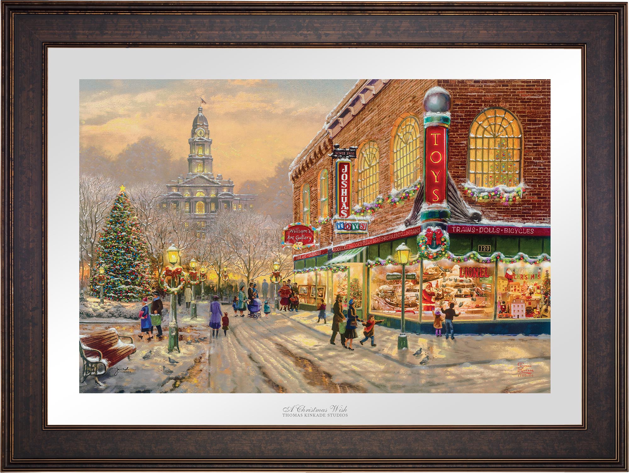 A Christmas Wish - Limited Edition Paper – Thomas Kinkade Studios