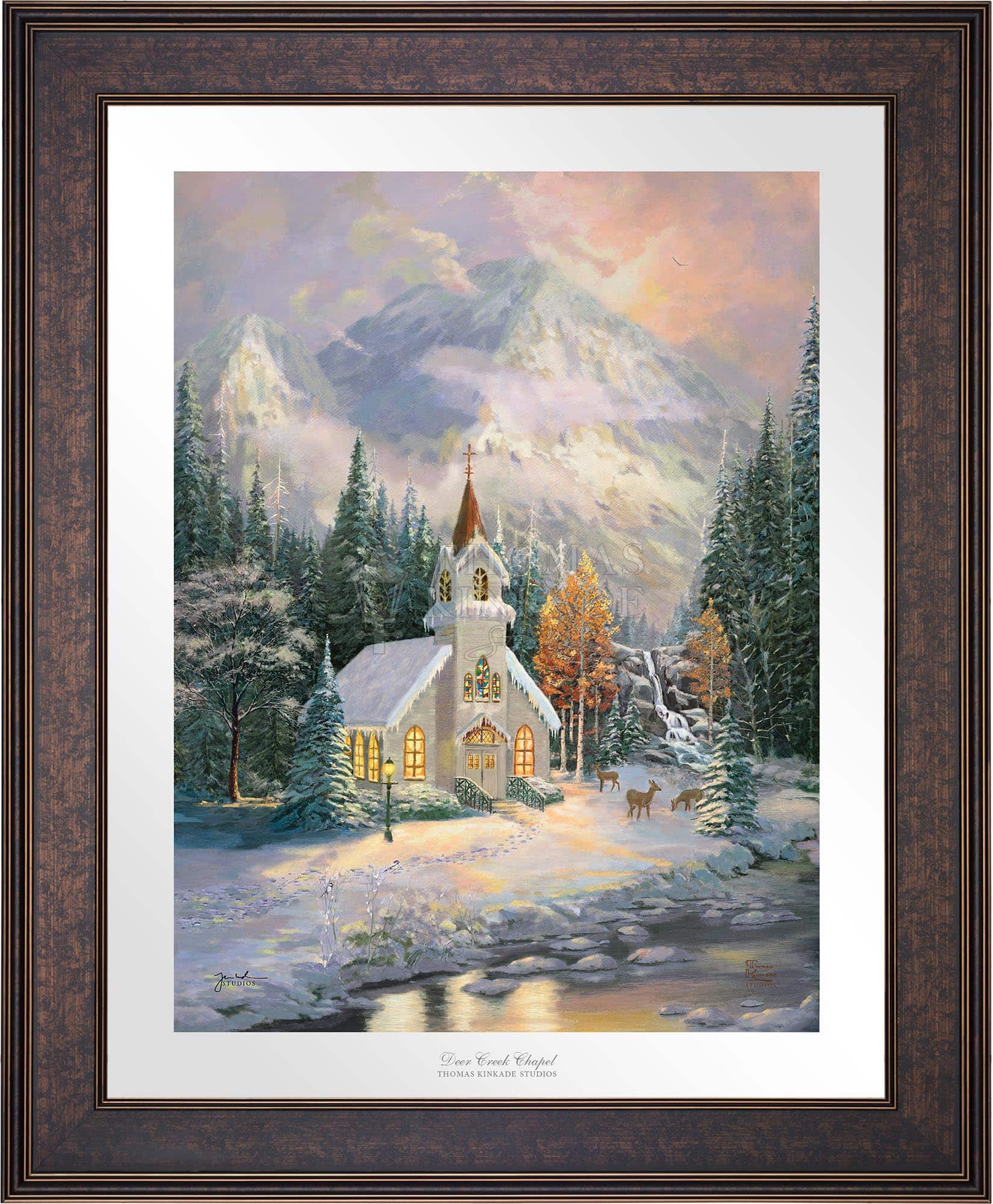 Thomas Kinkade, 'Deer Creek hotsell Cottage'