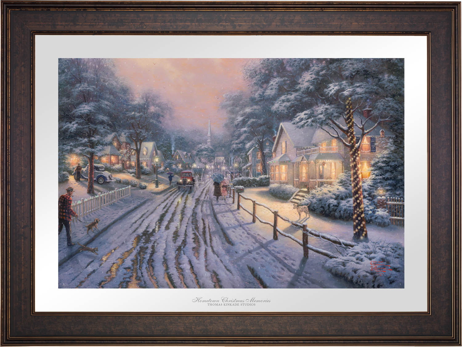 Hometown Christmas Memories - Limited Edition Paper – Thomas Kinkade ...