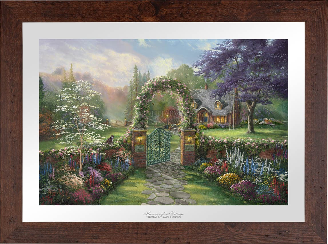 Hummingbird Cottage - Limited Edition Paper – Thomas Kinkade Studios