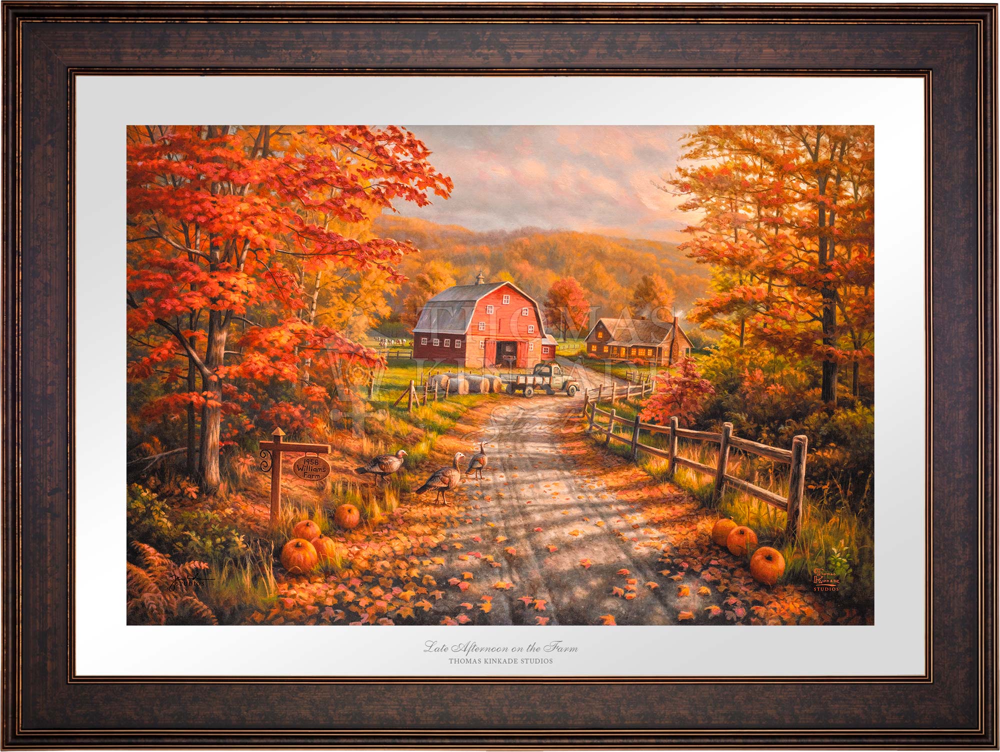 Farmhouse at night - Limited Edition Print - outlets Landscape Painting