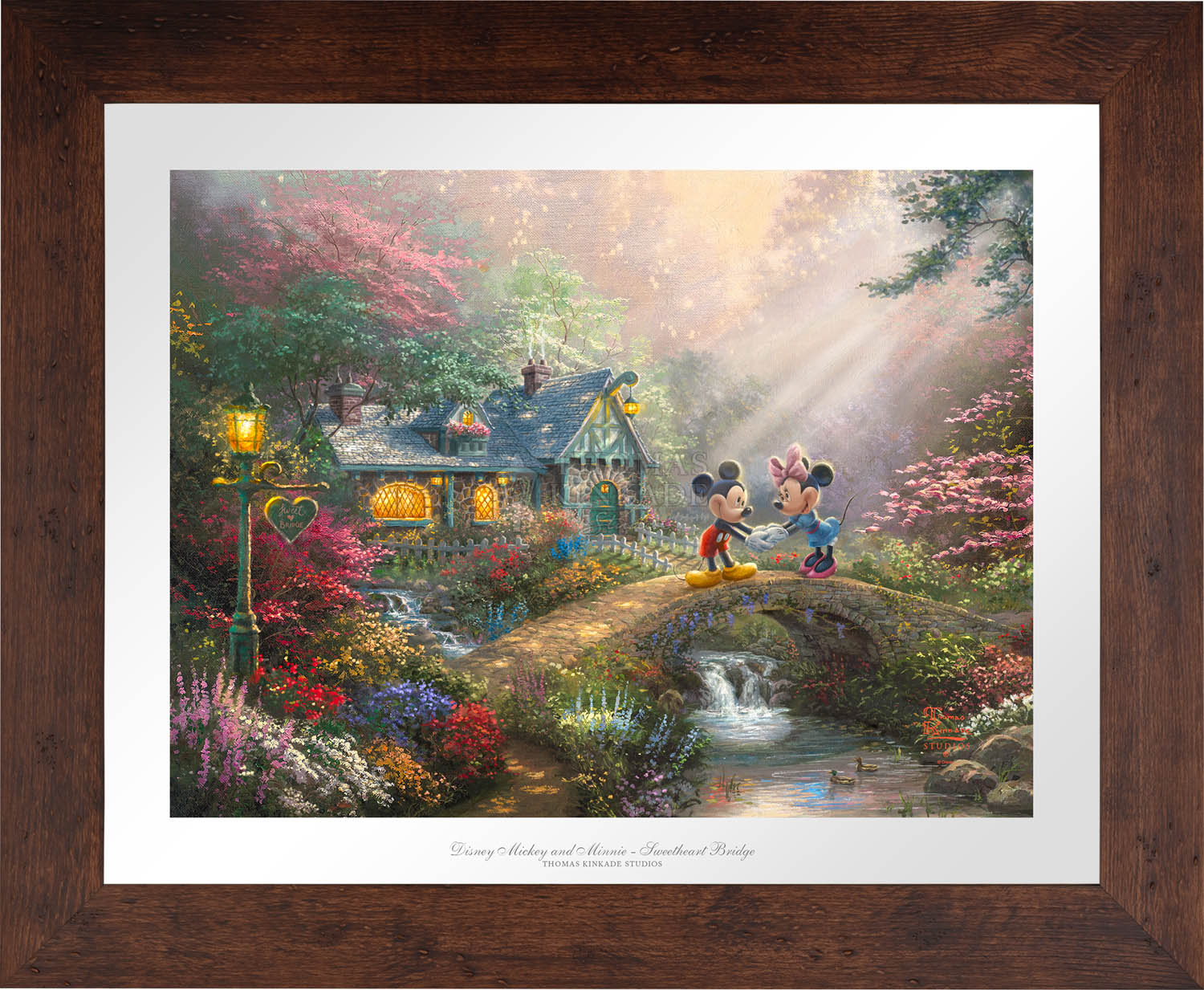 Disney Mickey and Minnie - Sweetheart Bridge - Limited Edition Paper ...