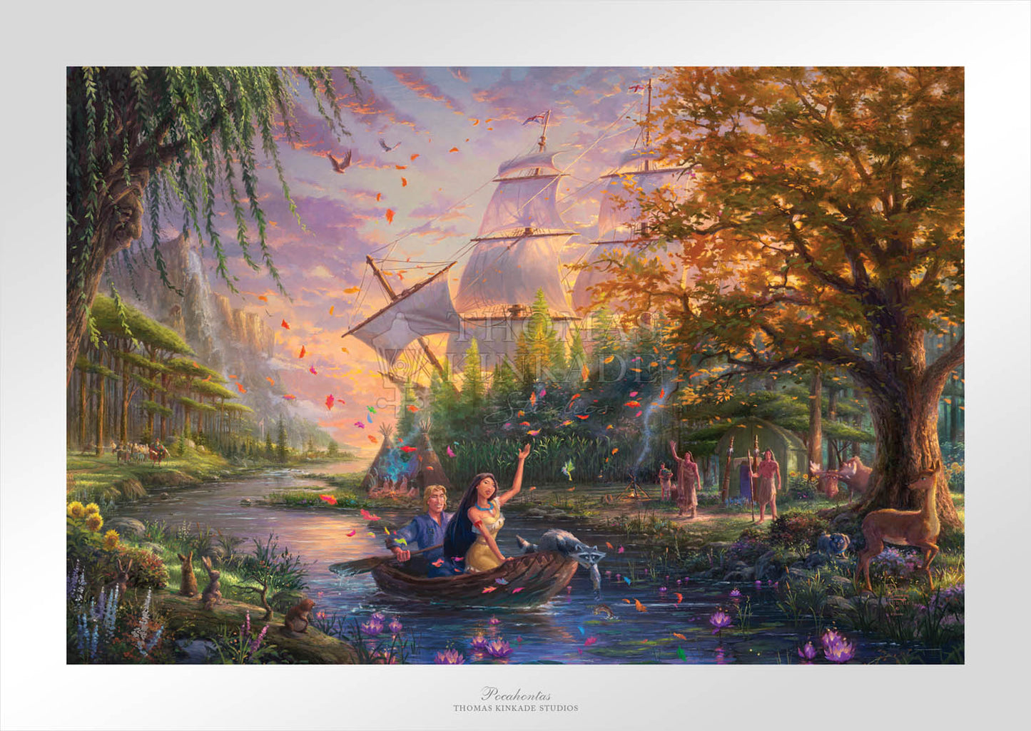 Thomas Kinkade Disney - Pocahontas