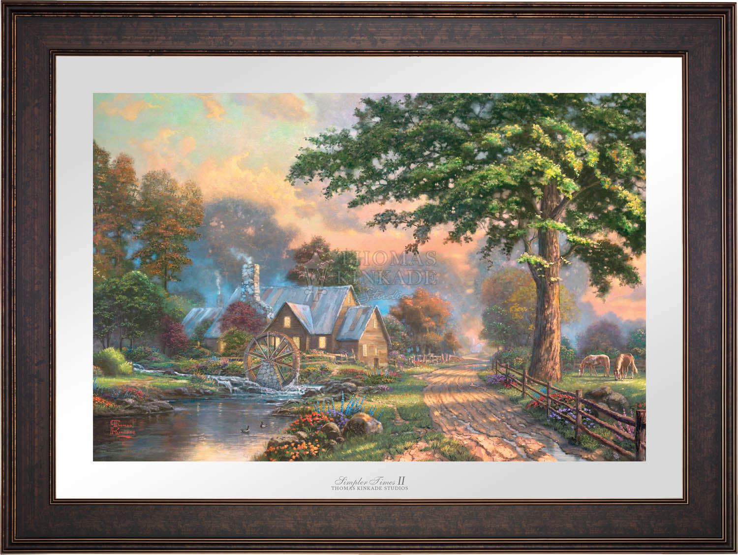 12 Pc top Thomas Kinkade Simpler Times 6