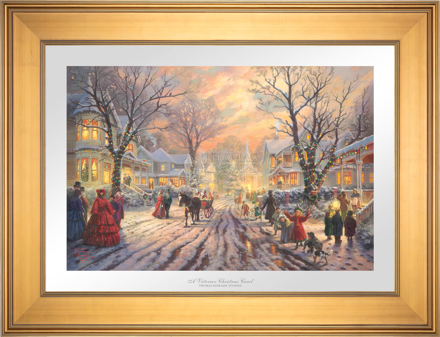 A Victorian Christmas Carol - Limited Edition Paper – Thomas Kinkade ...