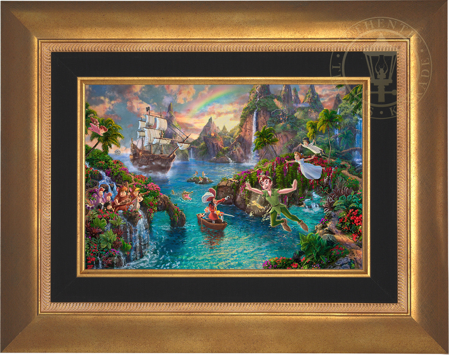 Thomas Kinkade Peter shops Pan Wrapped Canvas