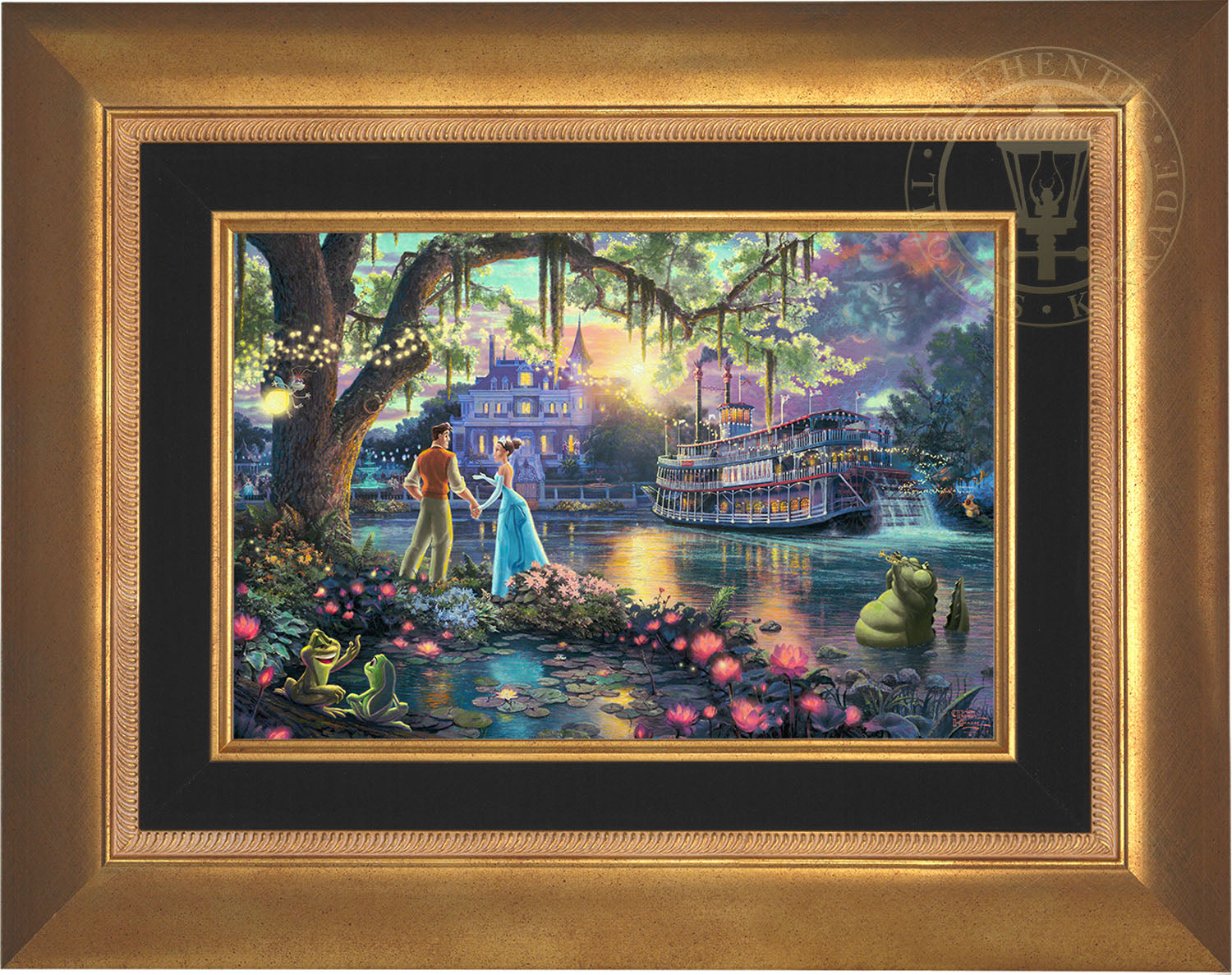 Disney The Princess And The Frog Jewel Edition Art Thomas Kinkade   Prifro 12x18 Aurgld Je 32834684 8b5d 4225 967a 2693e6592fb6 