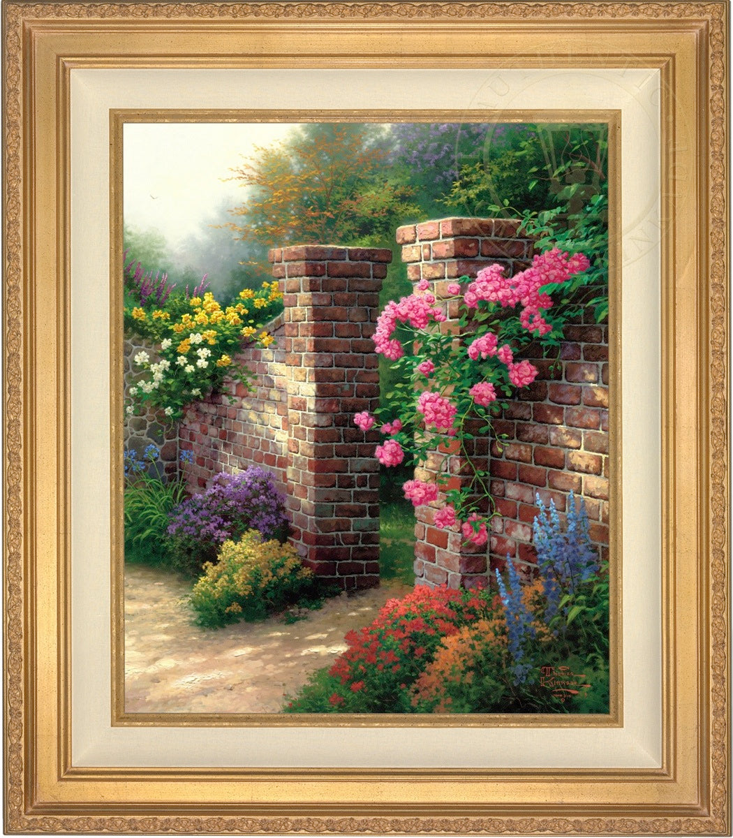 Original painting rose garden painting 6 2024 x 6” collectible artwork