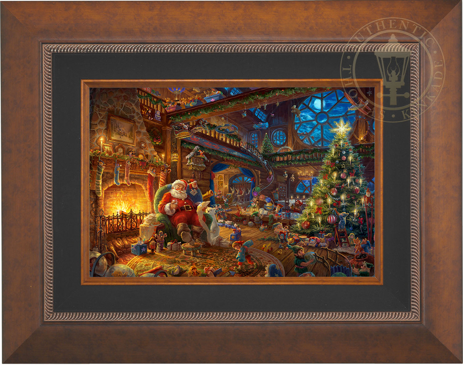 Santa's Workshop | Limited Edition Canvas | Magic Of Christmas Eve ...