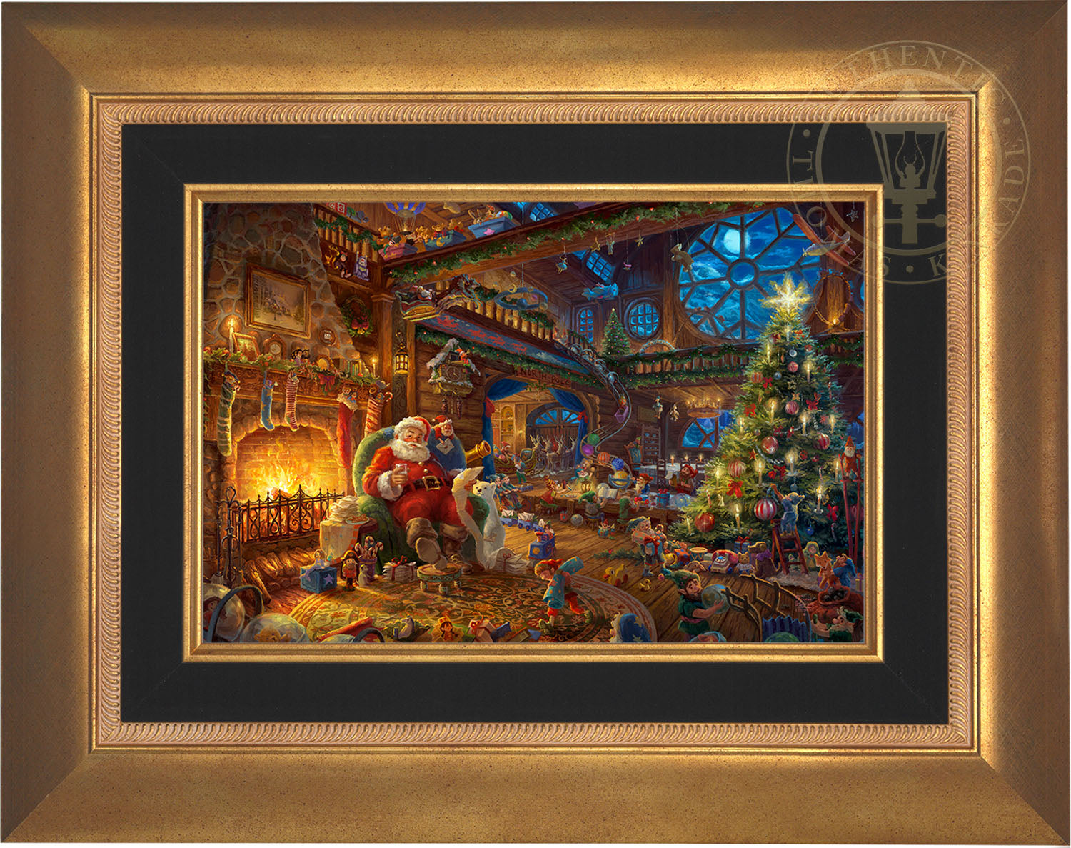 Santa's Workshop | Limited Edition Canvas | Magic Of Christmas Eve ...